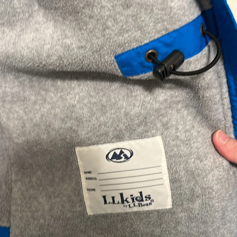 L.L. Bean (L.L. Kids) Girl’s Winter Coat with Fleece Lining / Size 10-12 / Blue